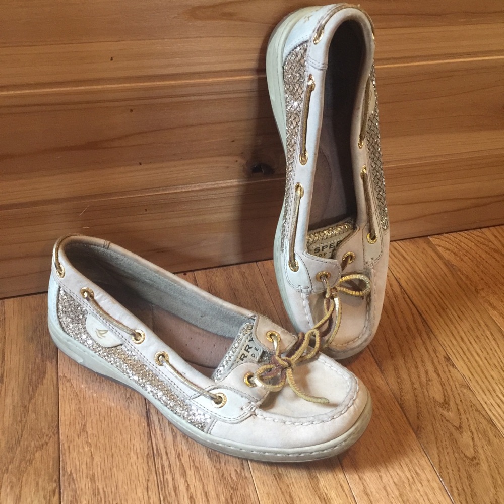 Sperry top siders shoes bling